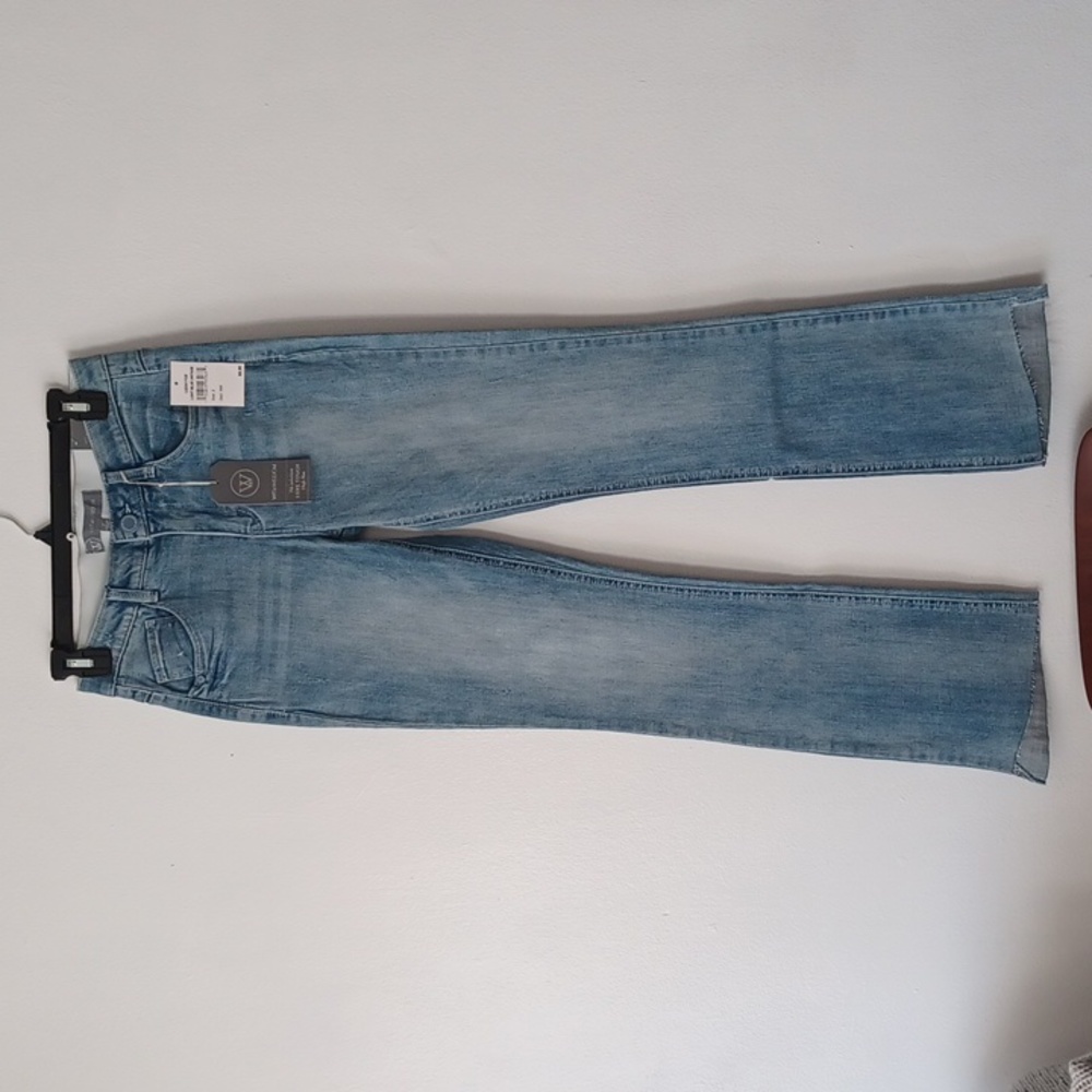 New Wit & Wisdom Ab Solution Luxe Touch High Rise L22541YOZ Light Blue Vintage*